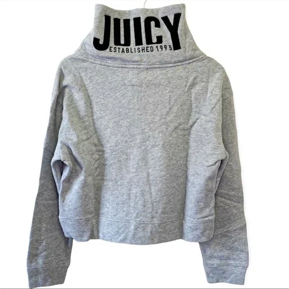NWT*** Juicy Couture High Collar 1/2 Zip Top XL* - Picture 15 of 16
